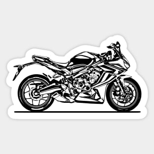 CBR650R 2019 Motorcycle Sketch Art Sticker